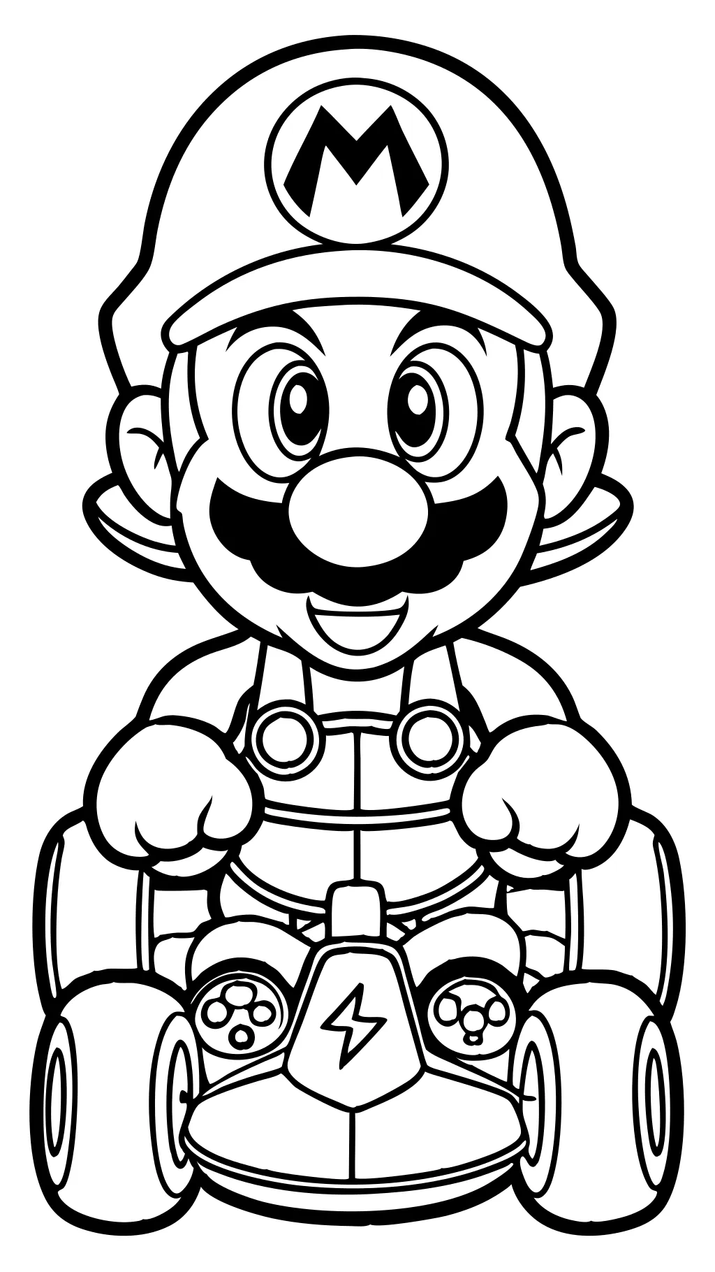 Páginas para colorear Mario Kart